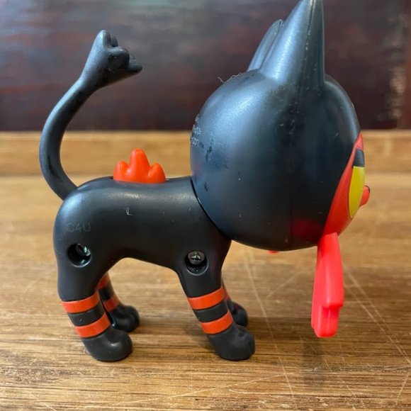 2017 Litten Pokemon Toy McDonald's Sun and Moon Figure 3.5" - Picture 2 of 7